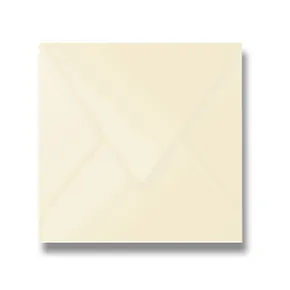 Clairefontaine Briefumschlag, 165 x 165 mm, creme, 20 Stück